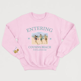 ENTERING COUSINS BEACH - Crewneck Unisexe