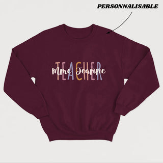 TEACHER à personnaliser - Crewneck unisexe (ANGLAIS)