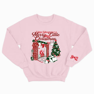 A MERRY LITTLE CHRISTMAS unisex crewneck fitted