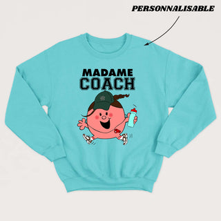 MADAME *SPORTIVE* crewneck unisexe personnalisable - tamelo boutique