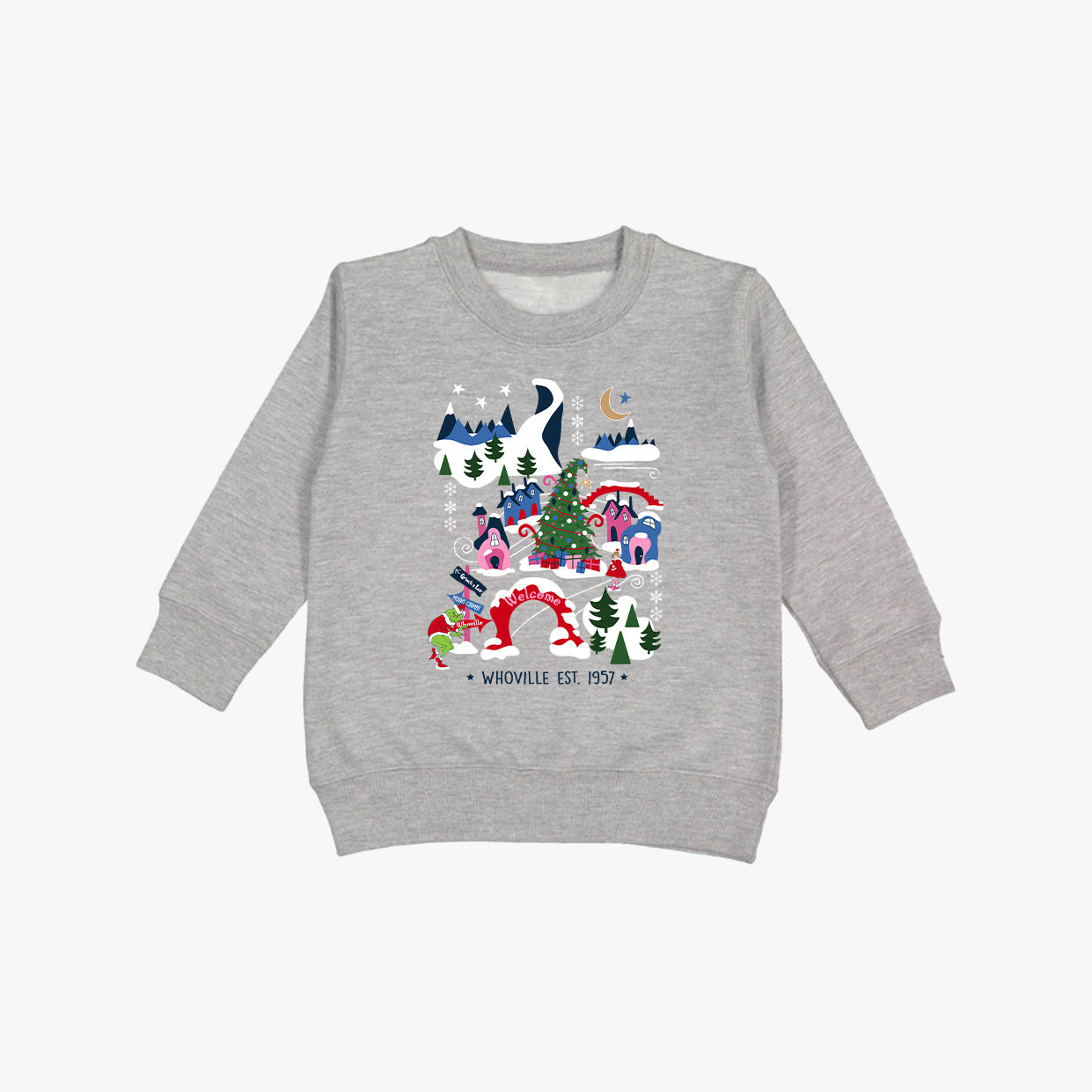 WHOVILLE - THE GRINCH crewneck vintage ENFANT - tamelo boutique