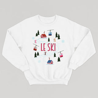 LE SKI crewneck vintage unisexe - tamelo boutique