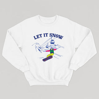 LET IT SNOW crewneck vintage unisexe