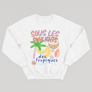 SOUS LES SUNLIGHTS DES TROPIQUES crewneck vintage unisexe - tamelo boutique