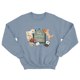 THE LOVELY BRANDS - THE GIRLS AND A JEANS unisex crewneck (English)