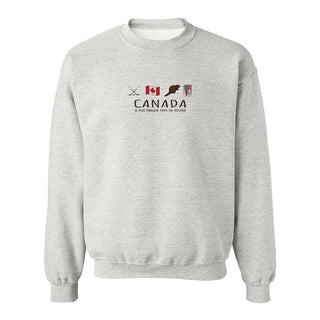 CANADA: THE BEST COUNTRY IN THE WORLD unisex crewneck