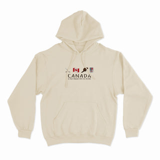 CANADA: THE BEST COUNTRY IN THE WORLD unisex hoodie