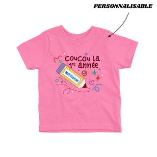 HELLO BACK TO SCHOOL 1st to 6th year - CUSTOMIZABLE T-SHIRT