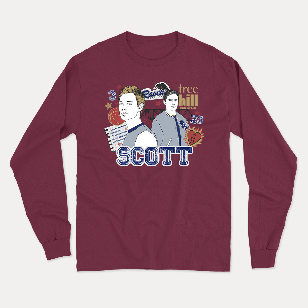 ONE TREE HILL longsleeve vintage unisexe - tamelo boutique