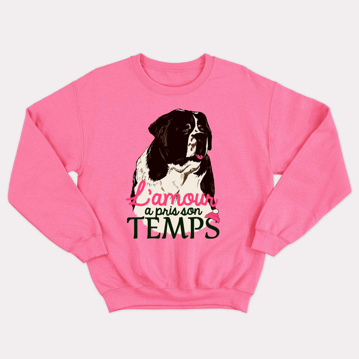 L'AMOUR A PRIS SON TEMPS crewneck vintage unisexe - tamelo boutique