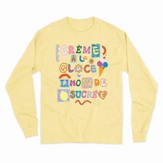 CRÈME À LA GLACE LIMONADE SUCRÉE longsleeve unisexe - tamelo boutique