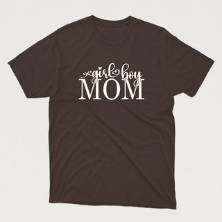 Girl & Boy Mom - T-shirt Unisexe