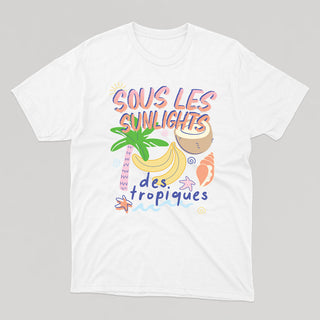 SOUS LES SUNLIGHTS DES TROPIQUES t-shirt unisexe - tamelo boutique