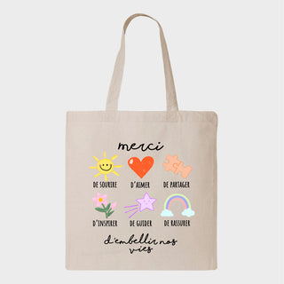 MERCI tote bag vintage