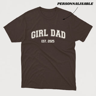 Girl dad - PERSONNALISABLE T-shirt Unisexe