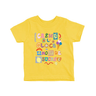 CRÈME À LA GLACE LIMONADE SUCRÉE t-shirt unisexe ENFANT ET BAMBIN - tamelo boutique