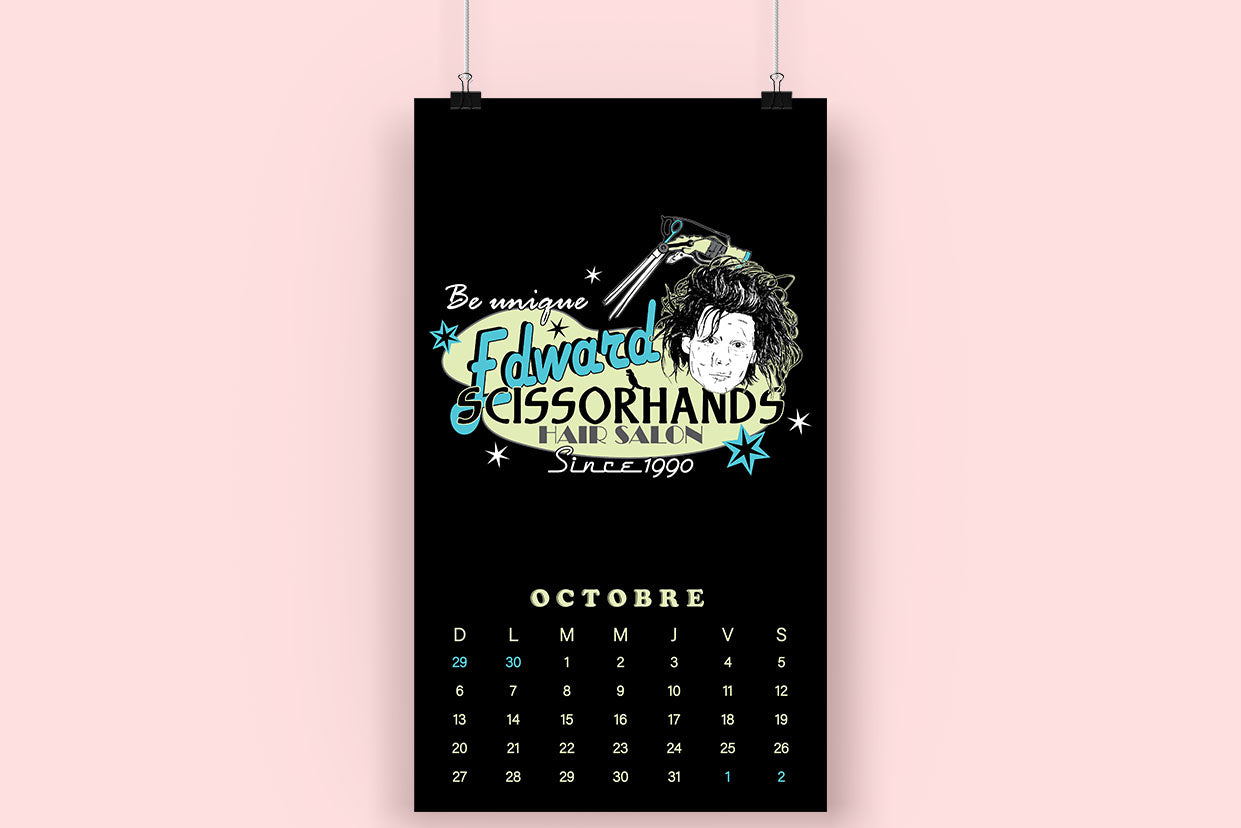 Calendrier illustré vintage TAMÉLO BOUTIQUE 2024 - tamelo boutique
