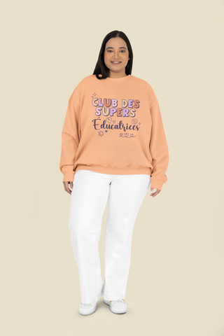 SUPER EDUCATORS CLUB unisex crewneck