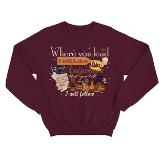 WHERE YOU LEAD - GILMORE GIRLS unisex crewneck