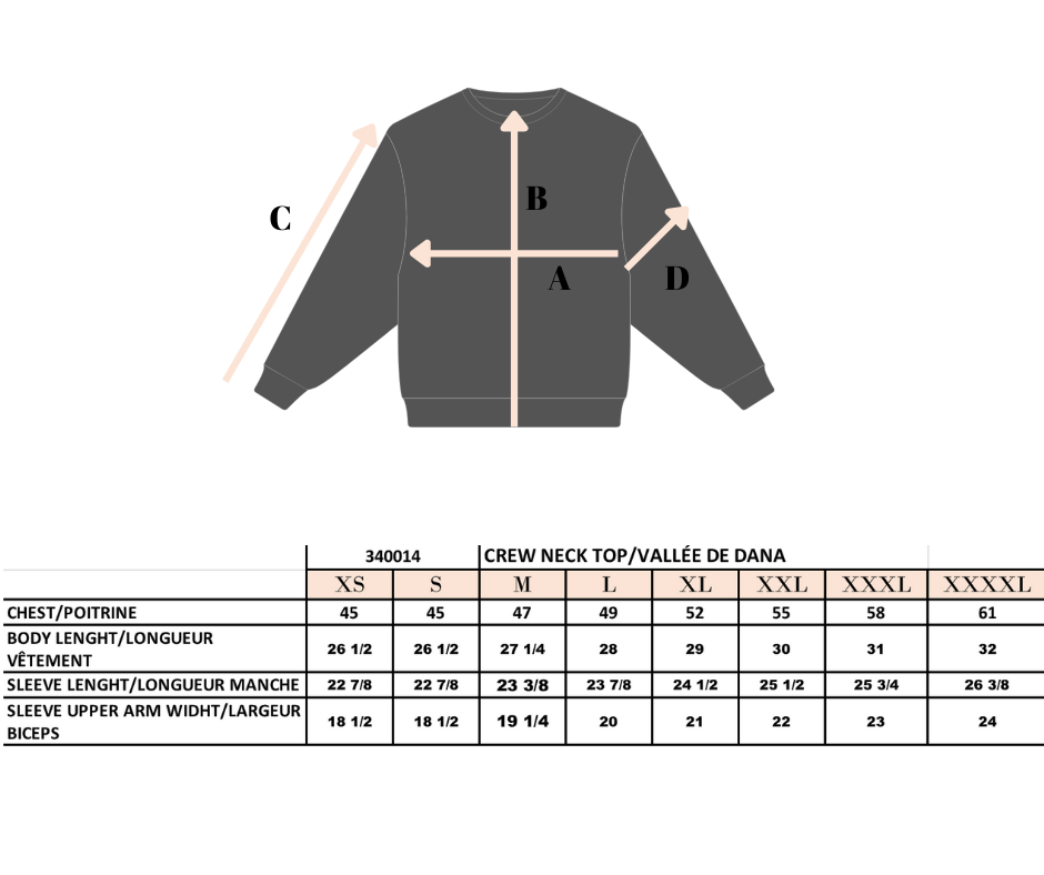 Crewneck unisexe LA VALLÉE DE DANA - tamelo boutique