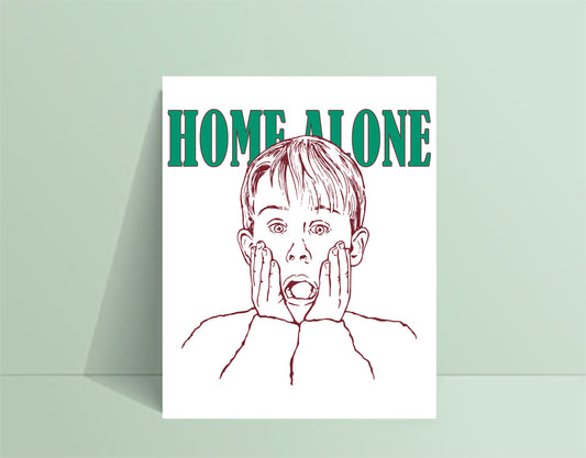 Affiche « HOME ALONE » - tamelo boutique