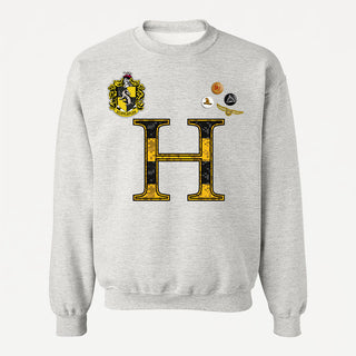 Crewneck HUFFLEPUFF unisexe (EN) - tamelo boutique