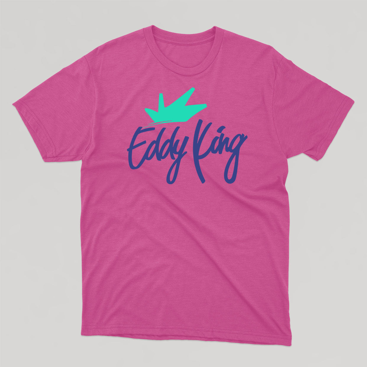 EDDY KING t shirt unisexe rose