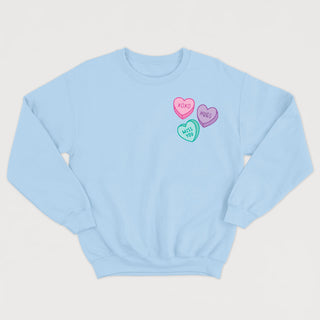 HUGS AND KISSES crewneck unisexe - tamelo boutique