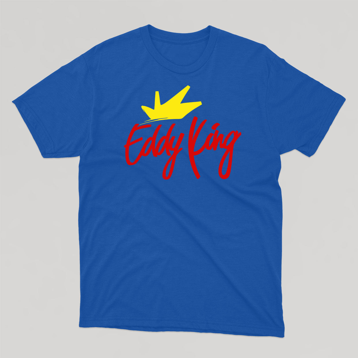 EDDY KING t shirt unisexe bleu