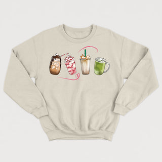 Crewneck BOISSONS GLACÉES unisexe - tamelo boutique