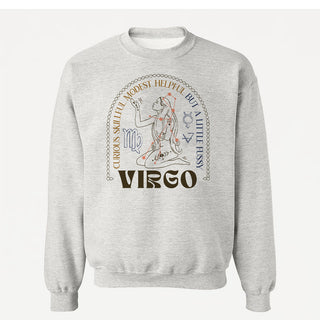 Crewneck unisexe ASTRO : VIERGO (version anglaise) - tamelo boutique