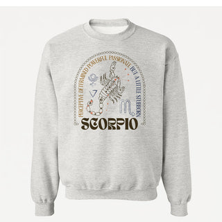 Crewneck unisexe ASTRO : SCORPIO (version anglaise) - tamelo boutique