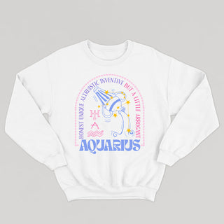 Crewneck unisexe ASTRO : AQUARIUS (version anglaise) - tamelo boutique