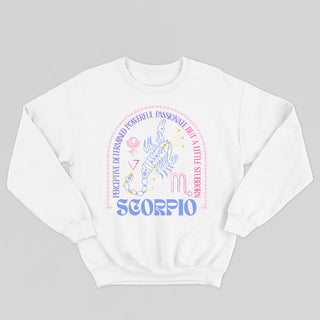 Crewneck unisexe ASTRO : SCORPIO (version anglaise) - tamelo boutique