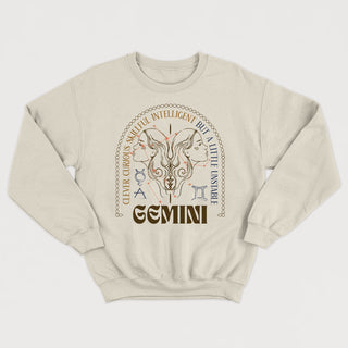 Crewneck unisexe ASTRO : GEMINI (version anglaise) - tamelo boutique