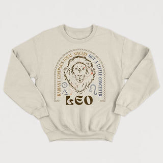 Crewneck unisexe ASTRO : LEO (version anglaise) - tamelo boutique