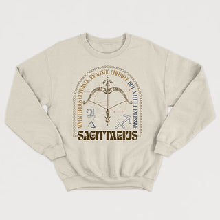 Crewneck unisexe ASTRO : SAGITTARIUS (version anglaise) - tamelo boutique