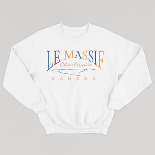 Le Massif Charlevoix- crewneck vintage unisexe - tamelo boutique