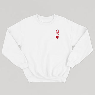 QUEEN OF HEARTS crewneck unisexe - tamelo boutique