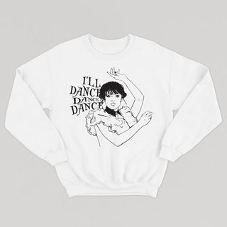 WEDNESDAY ADDAMS I'LL DANCE DANCE DANCE crewneck vintage unisexe - tamelo boutique
