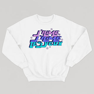 J'AIME J'AIME TES YEUX crewneck vintage unisexe - tamelo boutique
