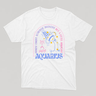 T-shirt unisexe ASTRO : AQUARIUS (version anglaise) - tamelo boutique