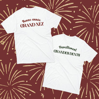 T-shirt BONNE ANNÉE GRAND NEZ unisexe - tamelo boutique