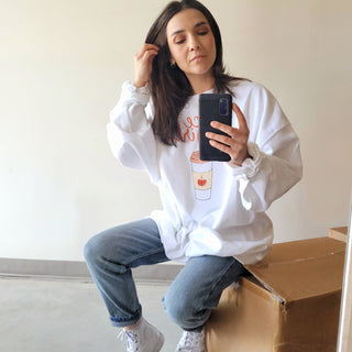 Crewneck PUMPKIN SPICE GIRL (version 1) unisexe - tamelo boutique