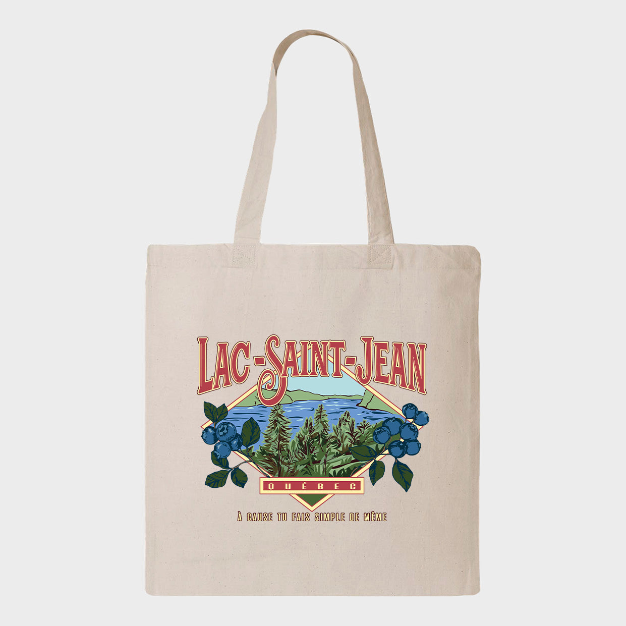 LAC-SAINT-JEAN tote bag vintage - tamelo boutique