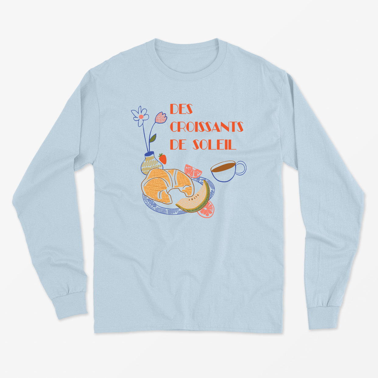 DES CROISSANTS DE SOLEIL longsleeve unisexe