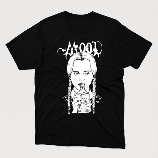 WEDNESDAY ADDAMS :  MOOD t-shirt  unisexe