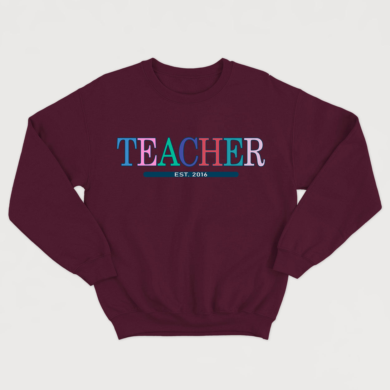 TEACHER (date à personnaliser) crewneck unisexe - tamelo boutique