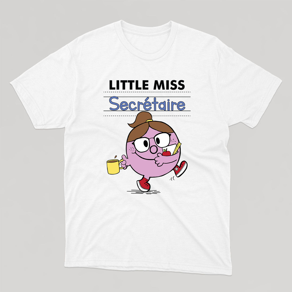 LITTLE MISS SECRÉTAIRE t-shirt unisexe - tamelo boutique