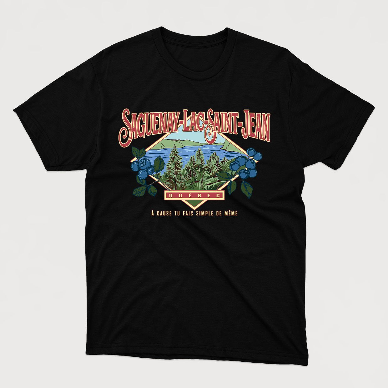 SAGUENAY-LAC-SAINT-JEAN t-shirt unisexe - tamelo boutique